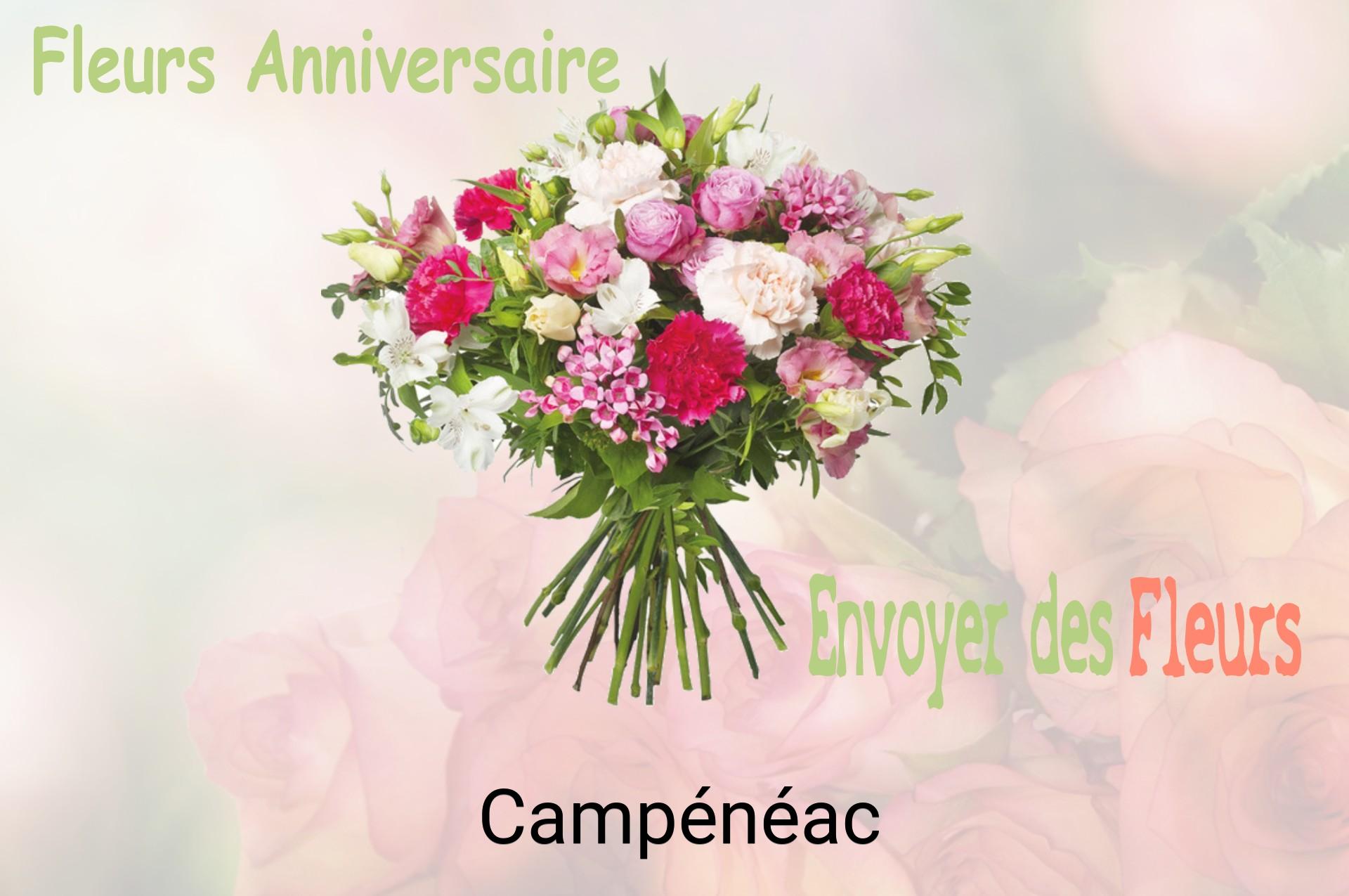 Bouquet de fleurs d’anniversaire livré à Campénéac